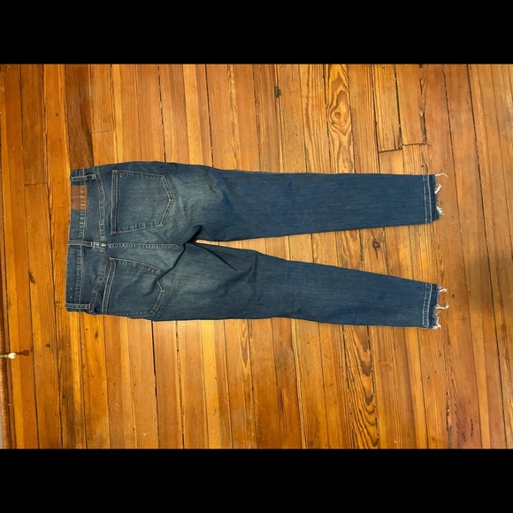 Madewell 10” High-Waisted Button Up Skinny Jeans - Picture 6 of 6